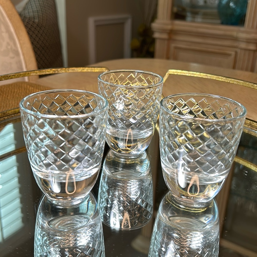 Diamond Pattern Shot Glass (3)